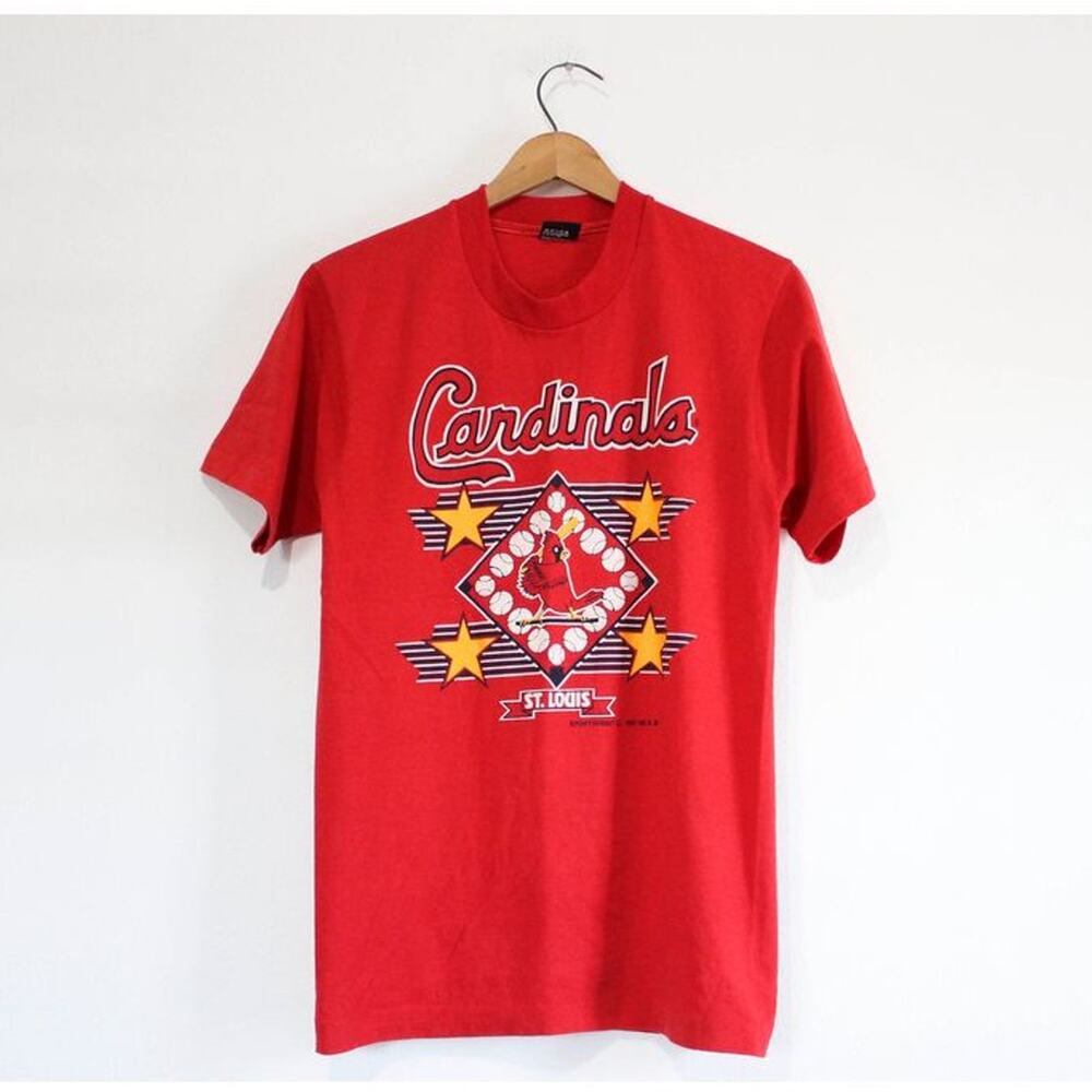 Vintage St Louis Cardinals Missouri Baseball T Shirt Medium